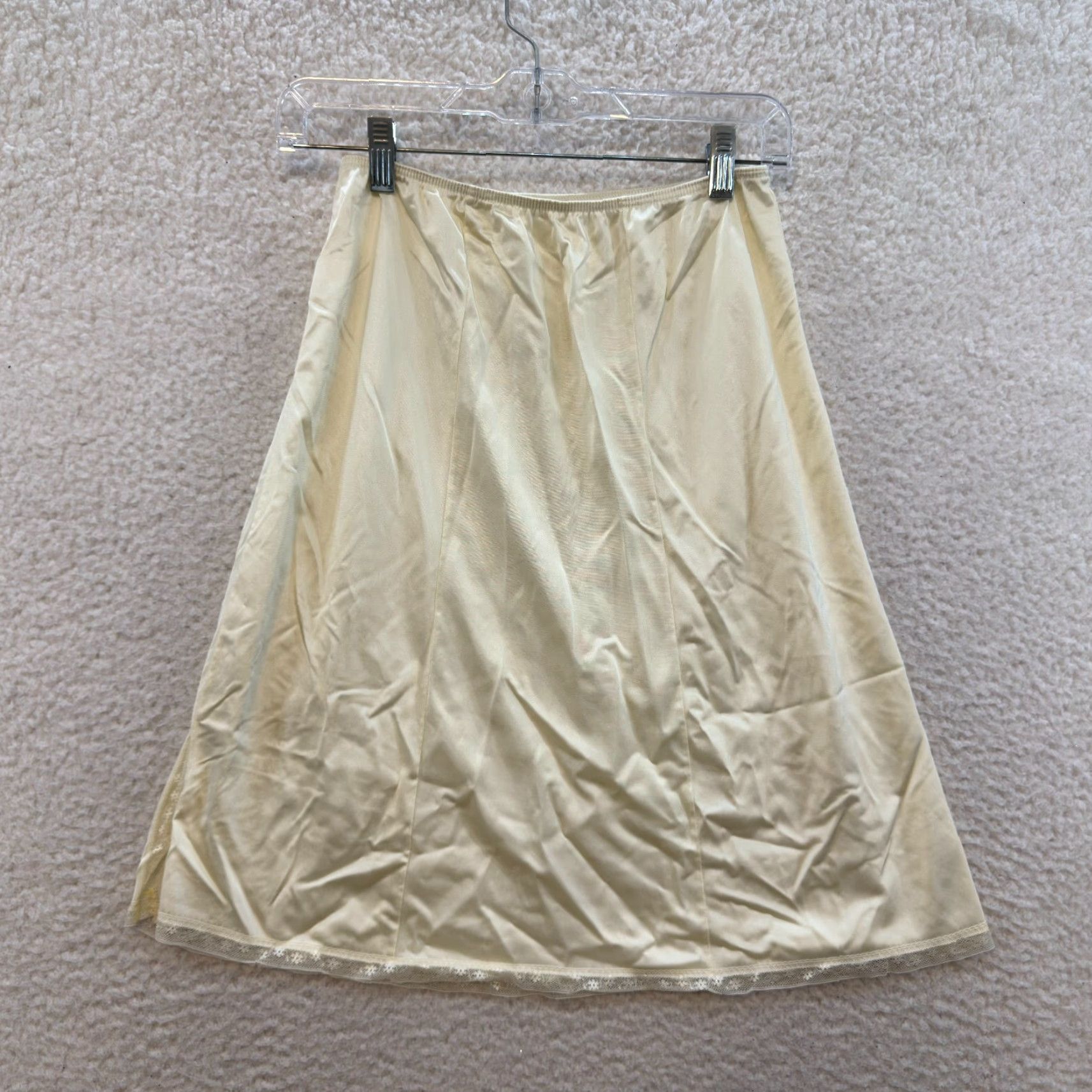 Vintage VINTAGE JCPenney Adonna Slip Skirt S Ivory Victorian Edwardian Womens Size 28" / US 6 / IT 42 - 2 Thumbnail
