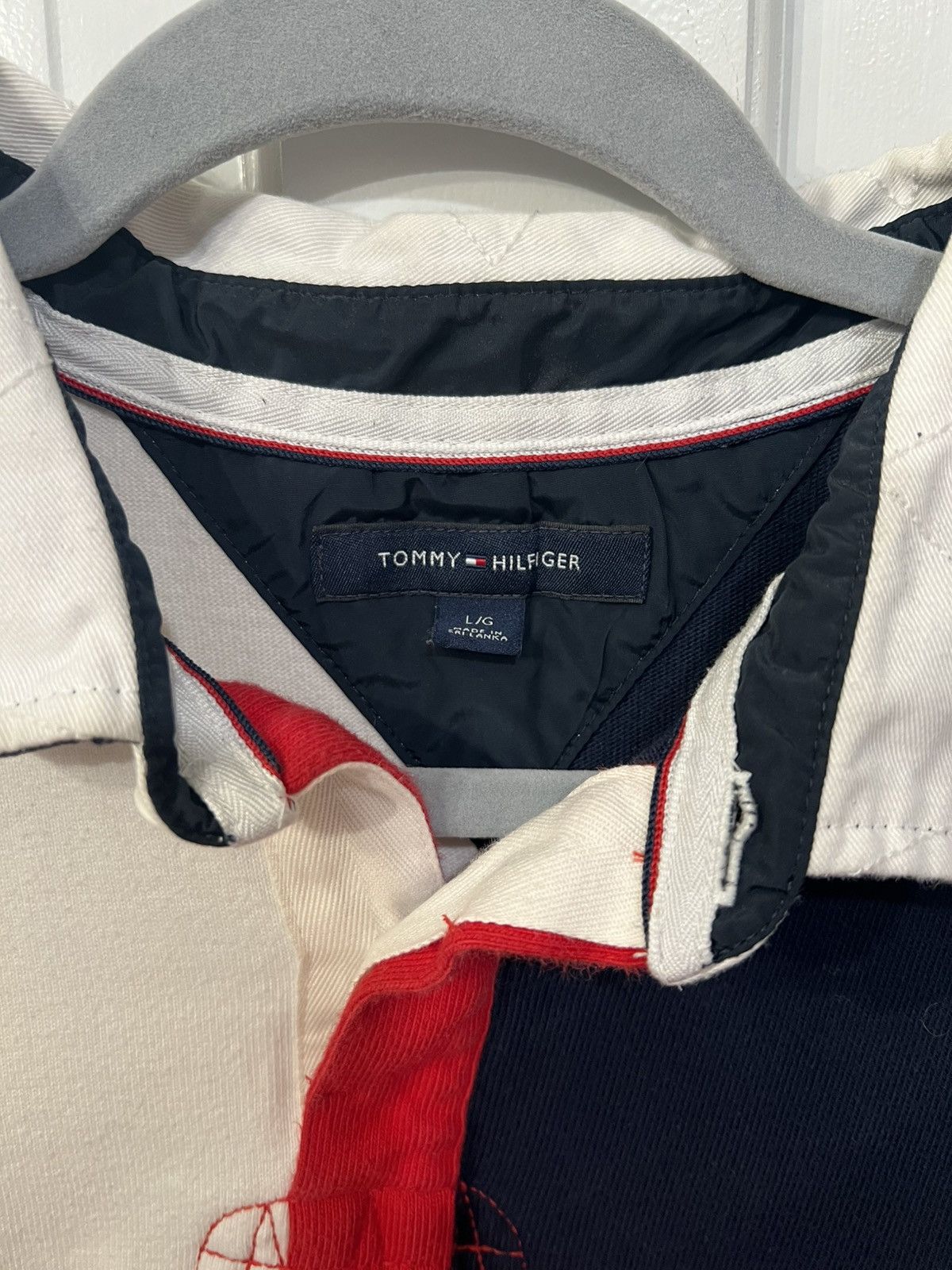 Tommy Hilfiger Tommy Hilfiger Colorblock Rugby Polo Long Sleeve (6ix9ine) Size US L / EU 52-54 / 3 - 4 Thumbnail