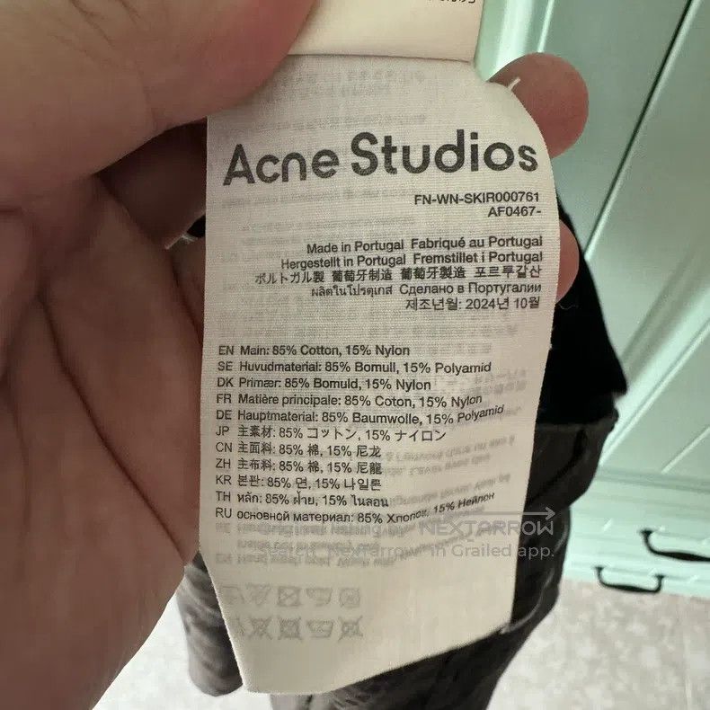 Acne Studios Acne Studios Black Workwear Skirt Size 24" / US 00 / IT 34 - 5 Thumbnail