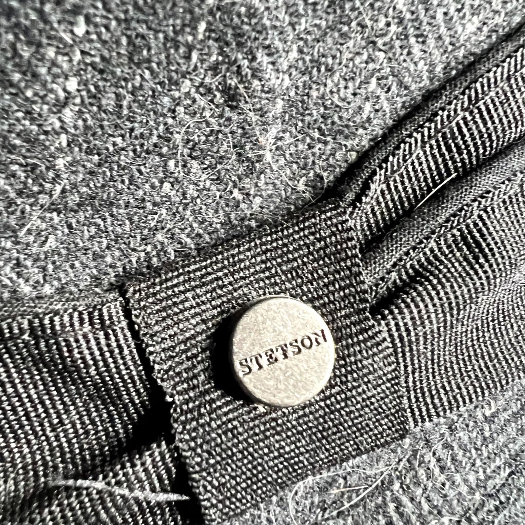 Stetson Stetson Wool Bucket Hat Herringbone Black Gray All American XL Men Bron Wool Bucket Hat XL Gray Stetson All American Men Size ONE SIZE - 3 Thumbnail