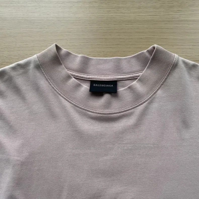Balenciaga Balenciaga Reversed Embroidery Pink Logo Short Sleeve Size US M / EU 48-50 / 2 - 4 Thumbnail