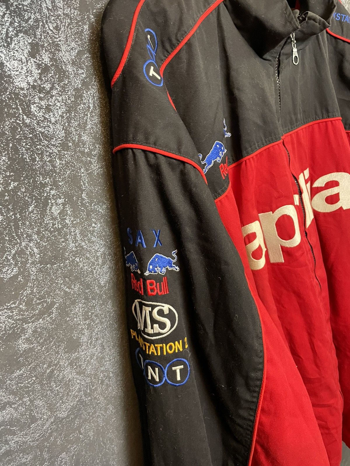 Other Rare Aprilia Jacket Racing Motorsport Embroidery Streetwear Size US XL / EU 56 / 4 - 3 Thumbnail