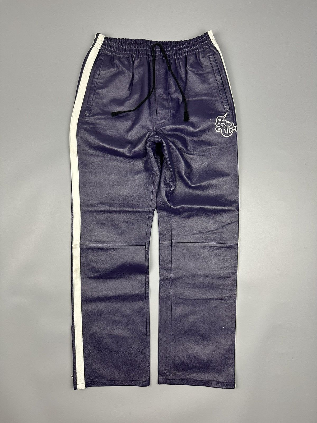14th Addiction × If Six Was Nine Scarabei Leather Pants Size US 32 / EU 48 - 2 Thumbnail