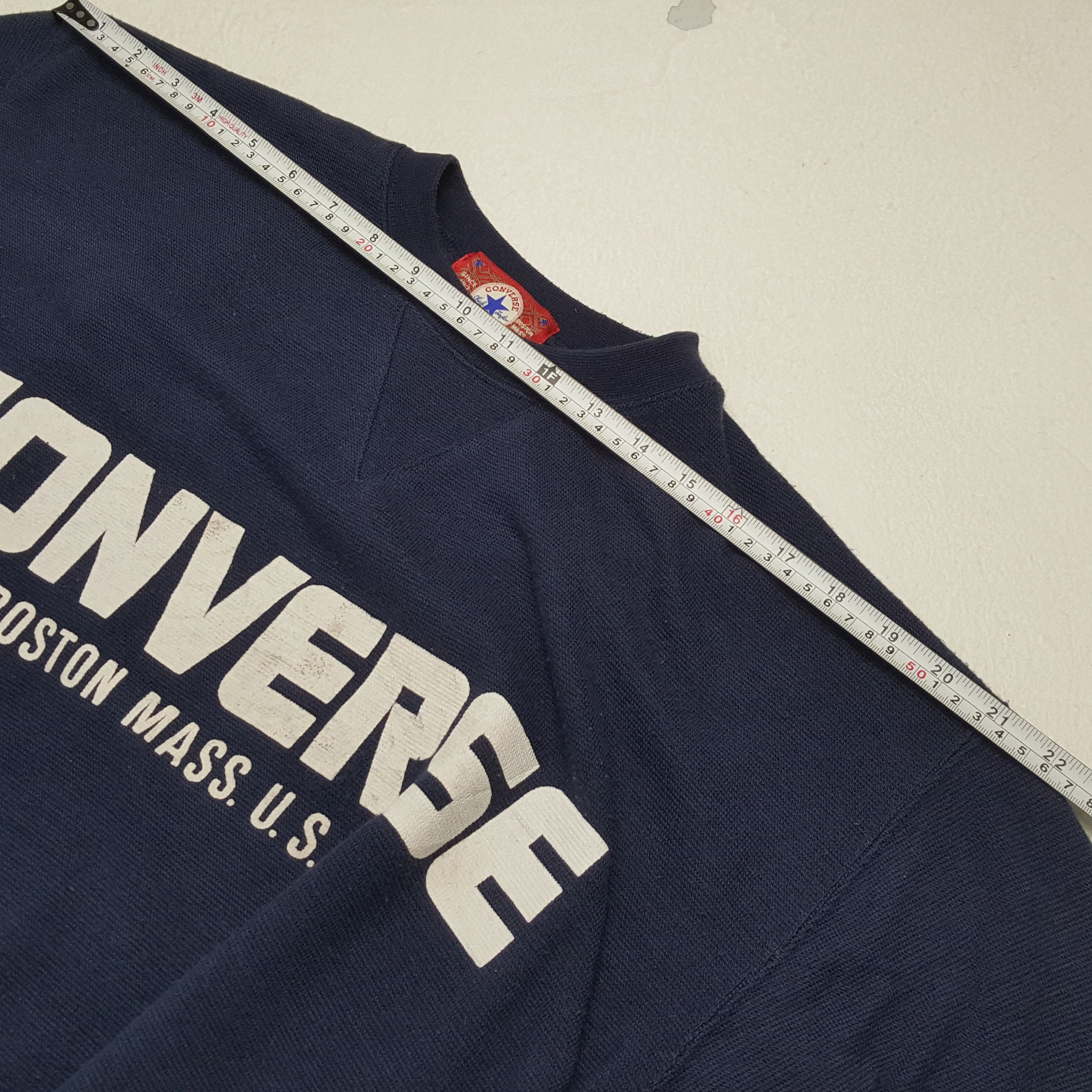 Converse × Vintage CONVERSE Big Spell Out Design Streetwear Sweatshirt Size US L / EU 52-54 / 3 - 4 Thumbnail