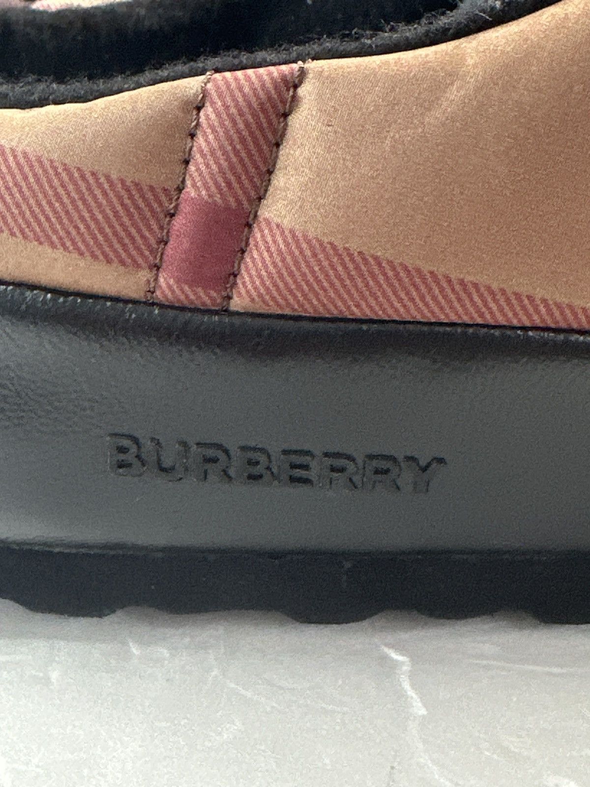 Burberry BURBERRY SLIPPERS AND CLOGS MEN FABRIC BROWN BIRCH Size US 8.5 / EU 41-42 - 6 Thumbnail