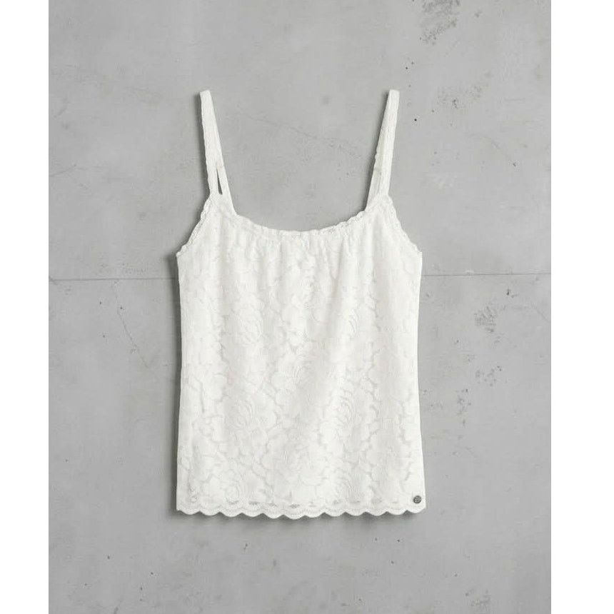 Abercrombie & Fitch VINTAGE Abercrombie & Fitch Lace Tank White Y2K Cami XS Size XS / US 0-2 / IT 36-38 - 4 Thumbnail
