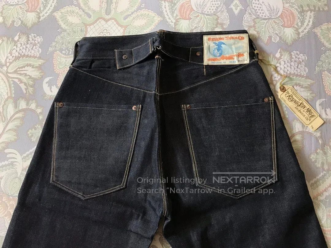 Rising Sun & Co. Rising Sun Yukon Parisian Button Jeans. Size US 30 / EU 46 - 5 Thumbnail