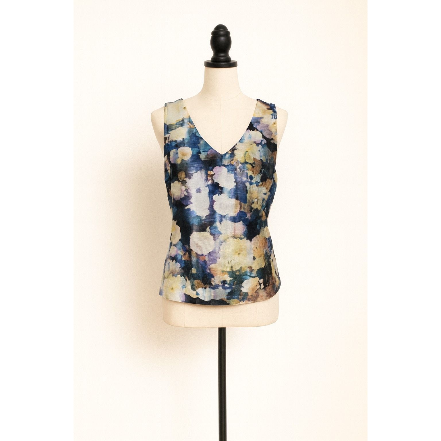 Robert Rodriguez Robert Rodriguez Sleeveless Abstract Floral Textured Blouse Size M / US 6-8 / IT 42-44 - 1 Thumbnail