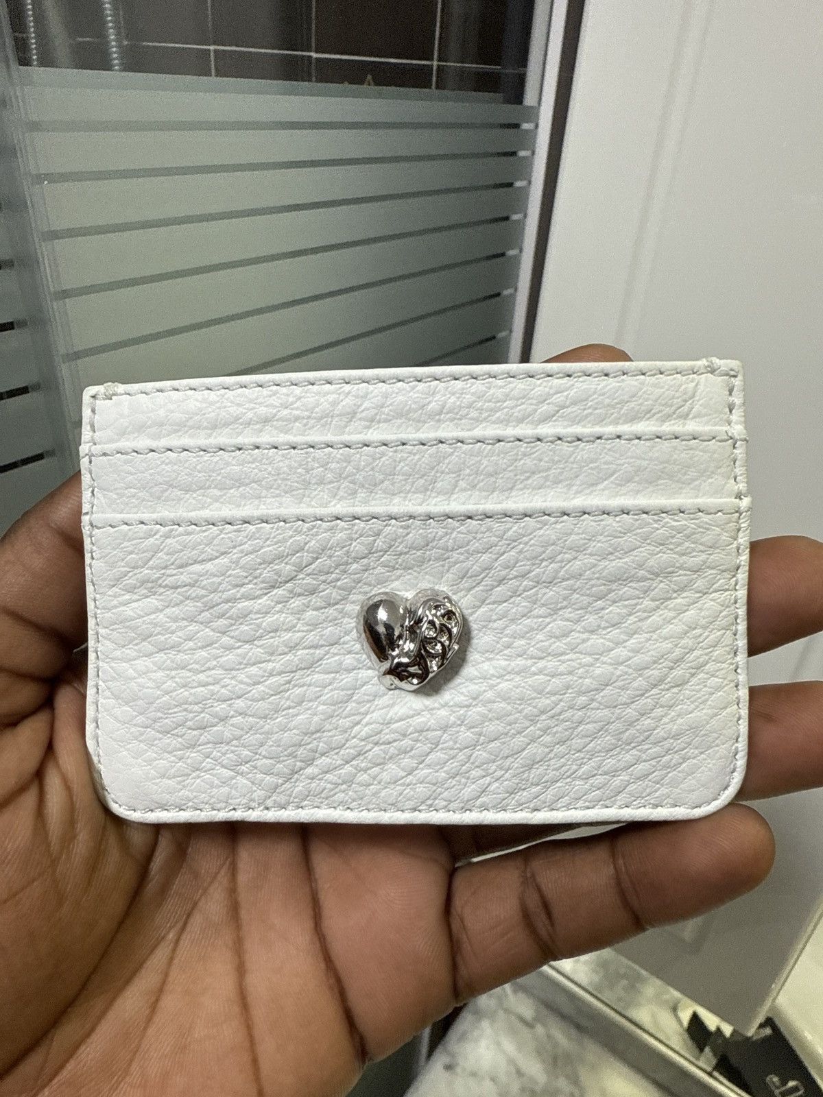Chrome Hearts Chrome Hearts White Heart Card Holder Size ONE SIZE - 10 Thumbnail