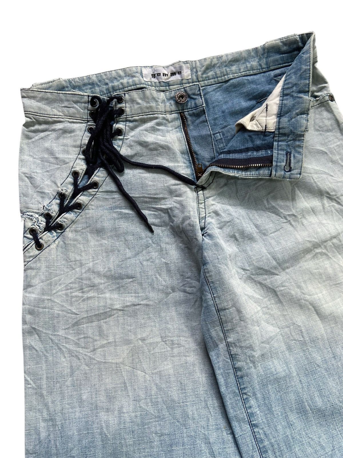 gomme GOMME HOMME BLUE WASHED BAGGY JEANS Size US 31 - 4 Thumbnail