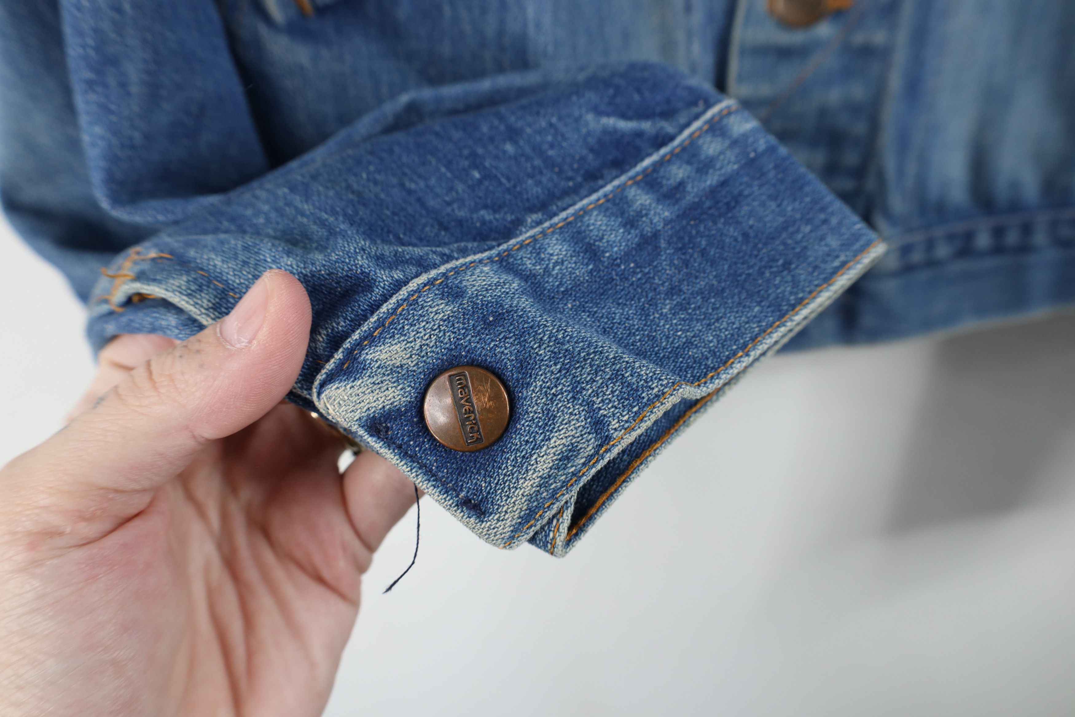 Vintage Vintage 60s Streetwear 14oz Denim Jean Trucker Jacket USA Size US XL / EU 56 / 4 - 8 Thumbnail