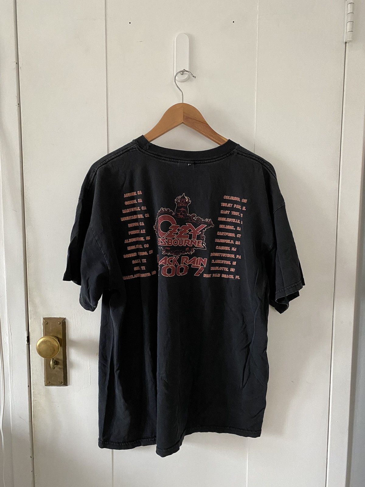 Vintage OZZY OZBORNE BLACK RAIN TOUR TEE Size US XL / EU 56 / 4 - 3 Thumbnail