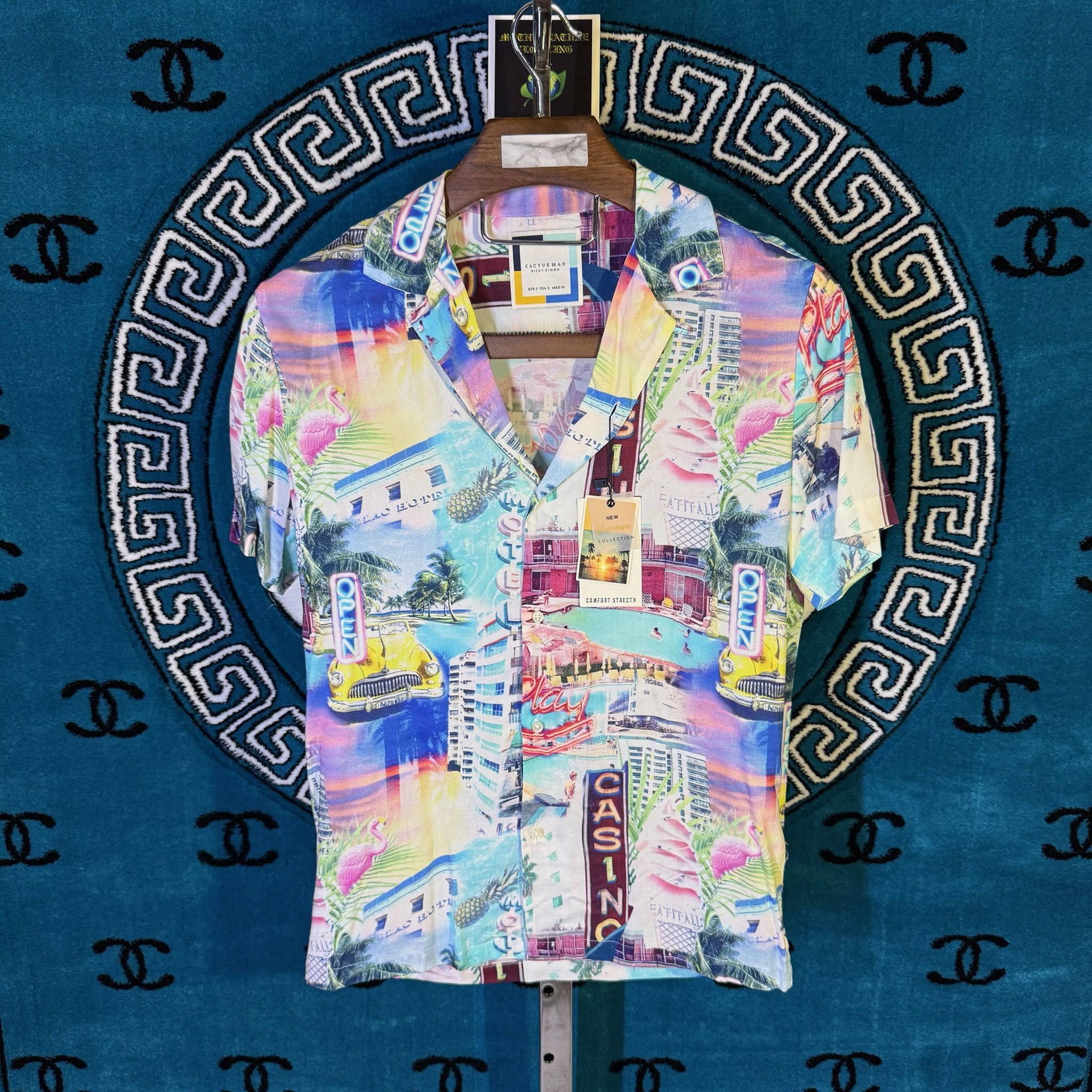 Other MIAMI BEACH PLAY CASINO MOTIF S/S CUBAN Size US S / EU 44-46 / 1 - 1 Thumbnail
