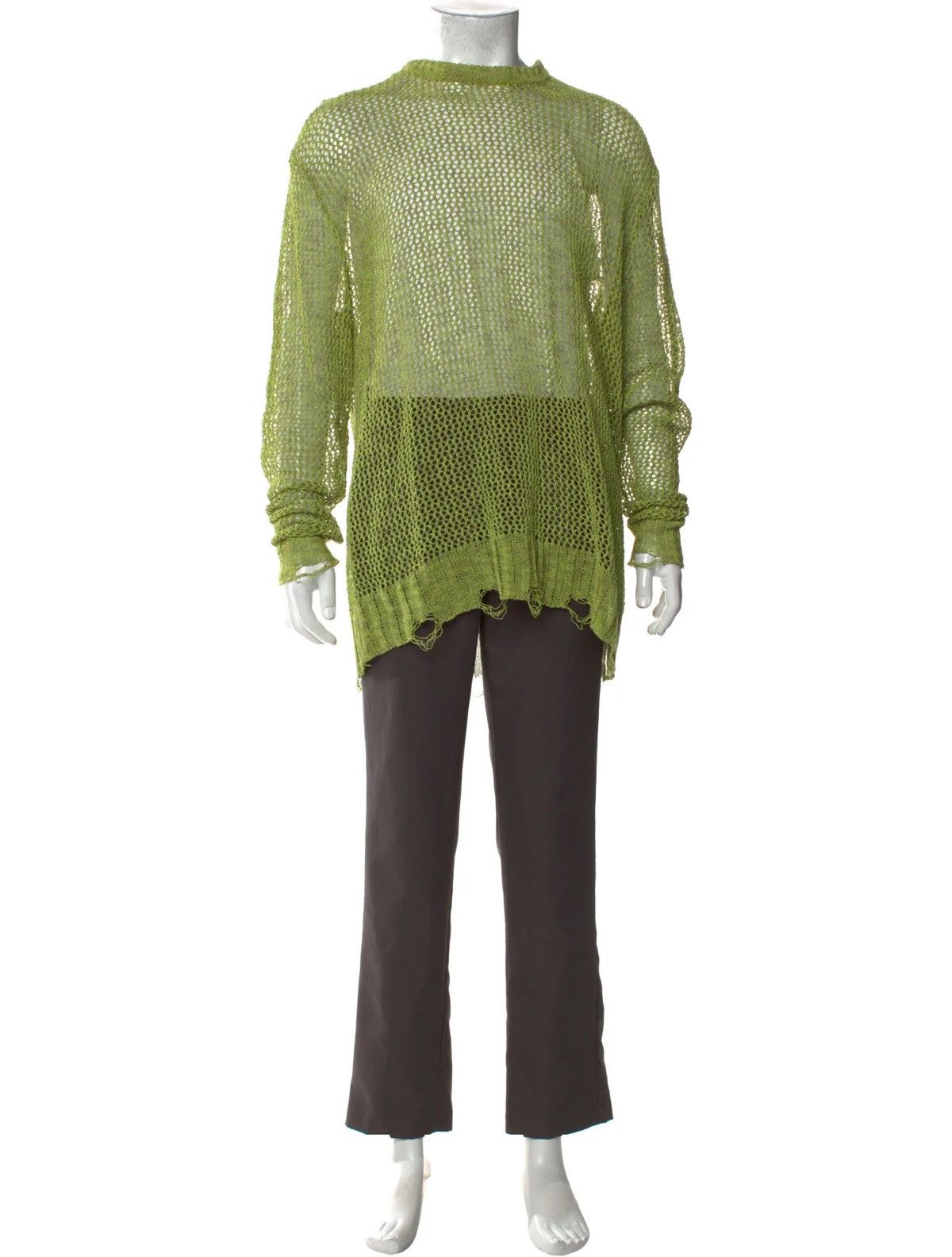 Song For The Mute Song for the mute Oversized Sheer Sweater sz2 Size US M / EU 48-50 / 2 - 8 Thumbnail