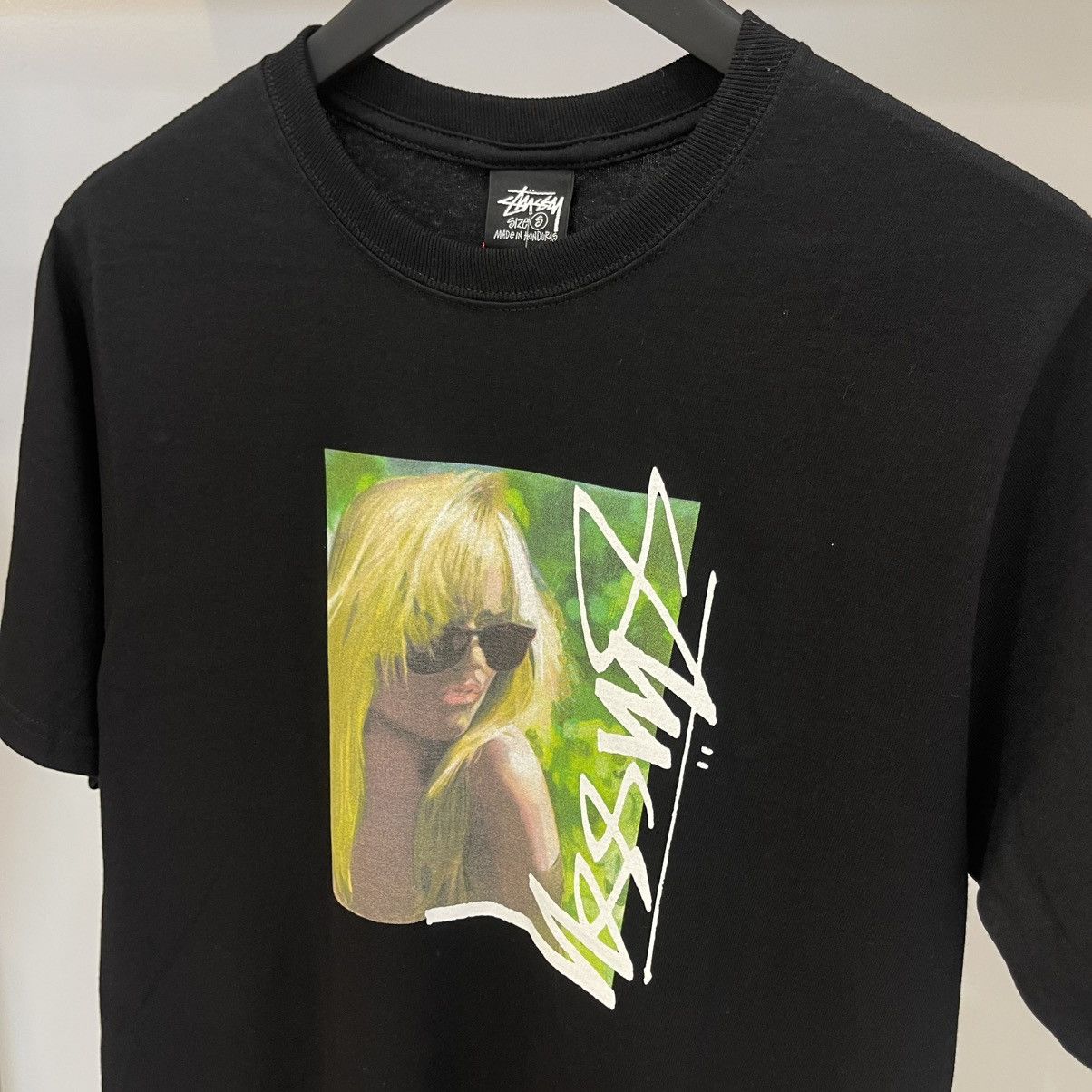 トップス Stussy Laura Tee Black M Stussy Stussy Laura Tee Black | Grailed