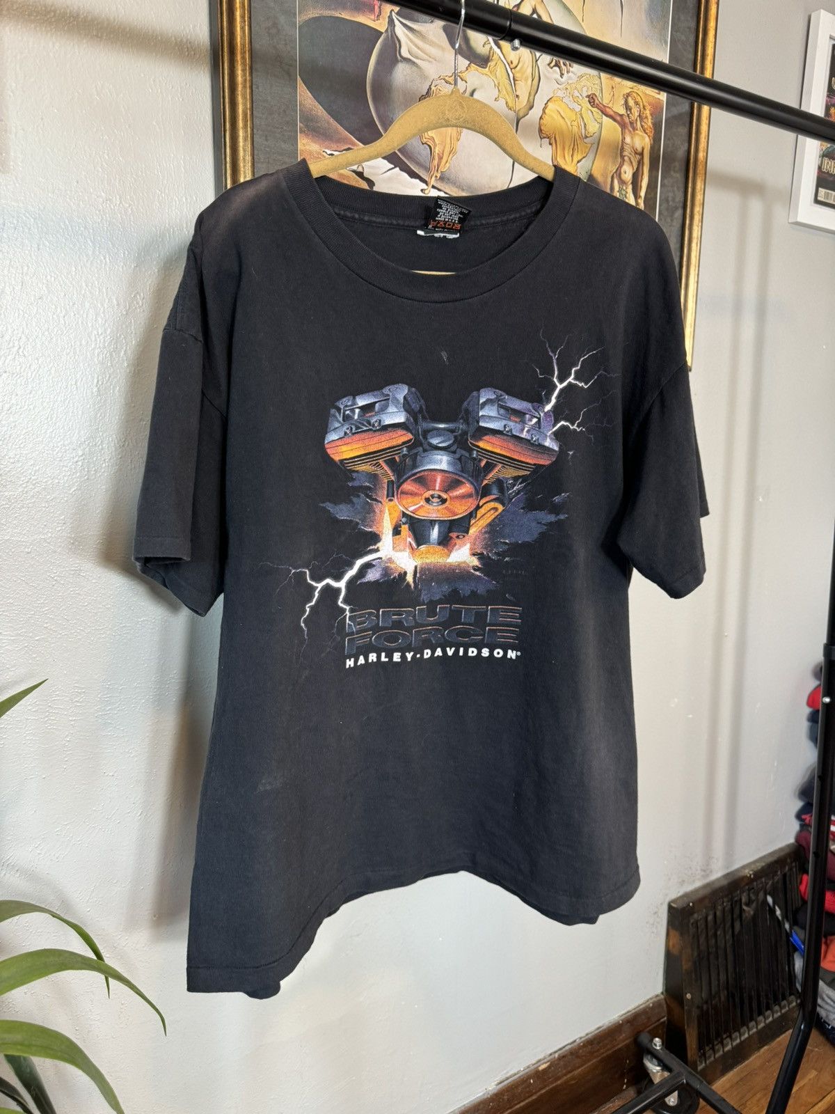 Harley Davidson × Vintage Vintage Harley Davidson Shirt Size US XL / EU 56 / 4 - 3 Thumbnail