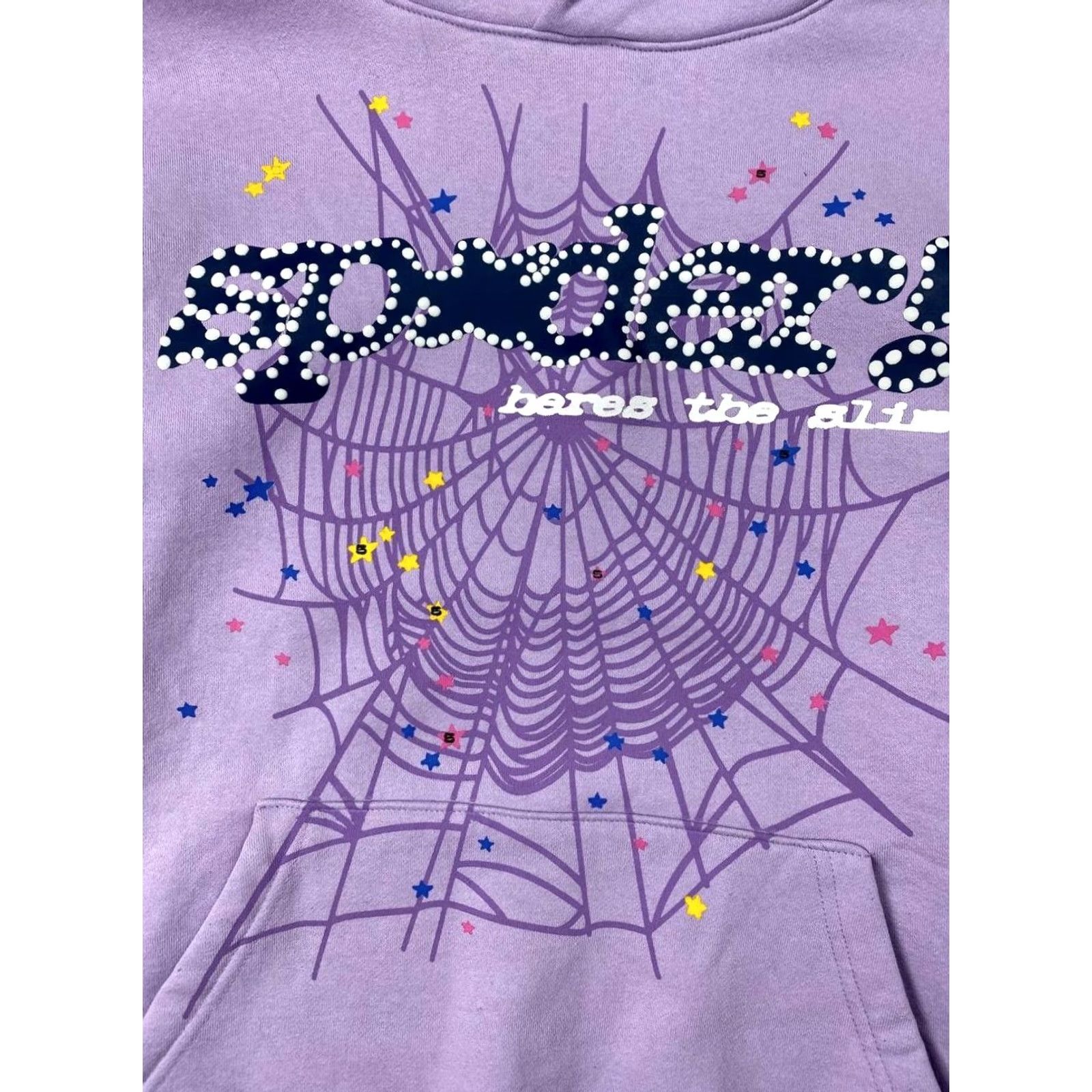 Sacai Sp5der Acai Hoodie Men XL Purple Size US XL / EU 56 / 4 - 4 Thumbnail