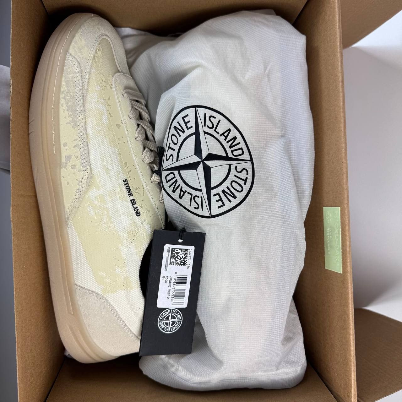 Stone Island Stone Island Sneakers Beige “Plantare” Low Top Authentic 45 Size US 12 / EU 45 - 2 Thumbnail