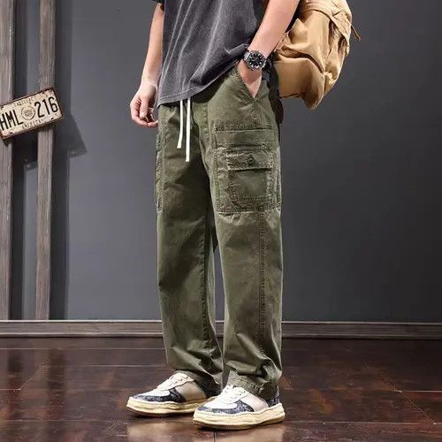 Japanese Brand Kimiko x Maya Green High Street Vintage Loose Casual Pants Size US 31 - 3 Thumbnail