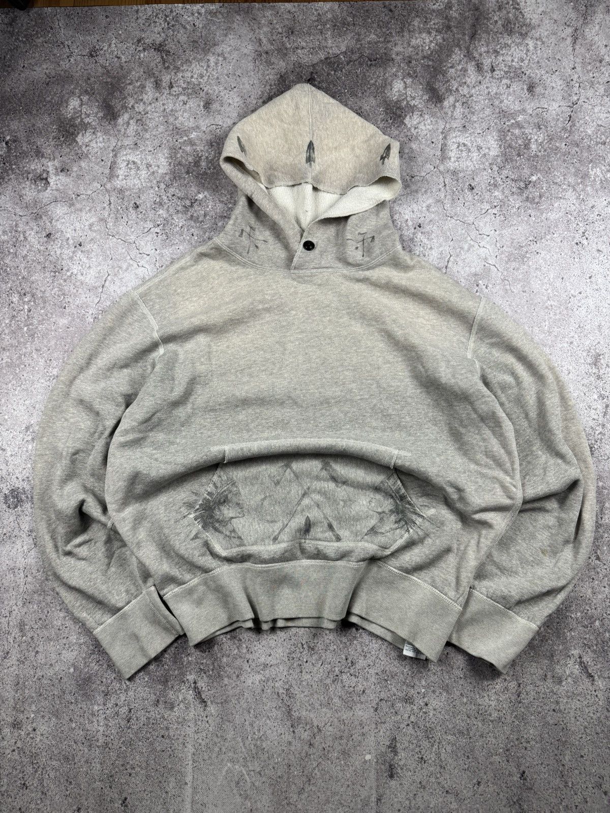 Vintage Y2K Polo Ralph Lauren Indian head archival Hoodie