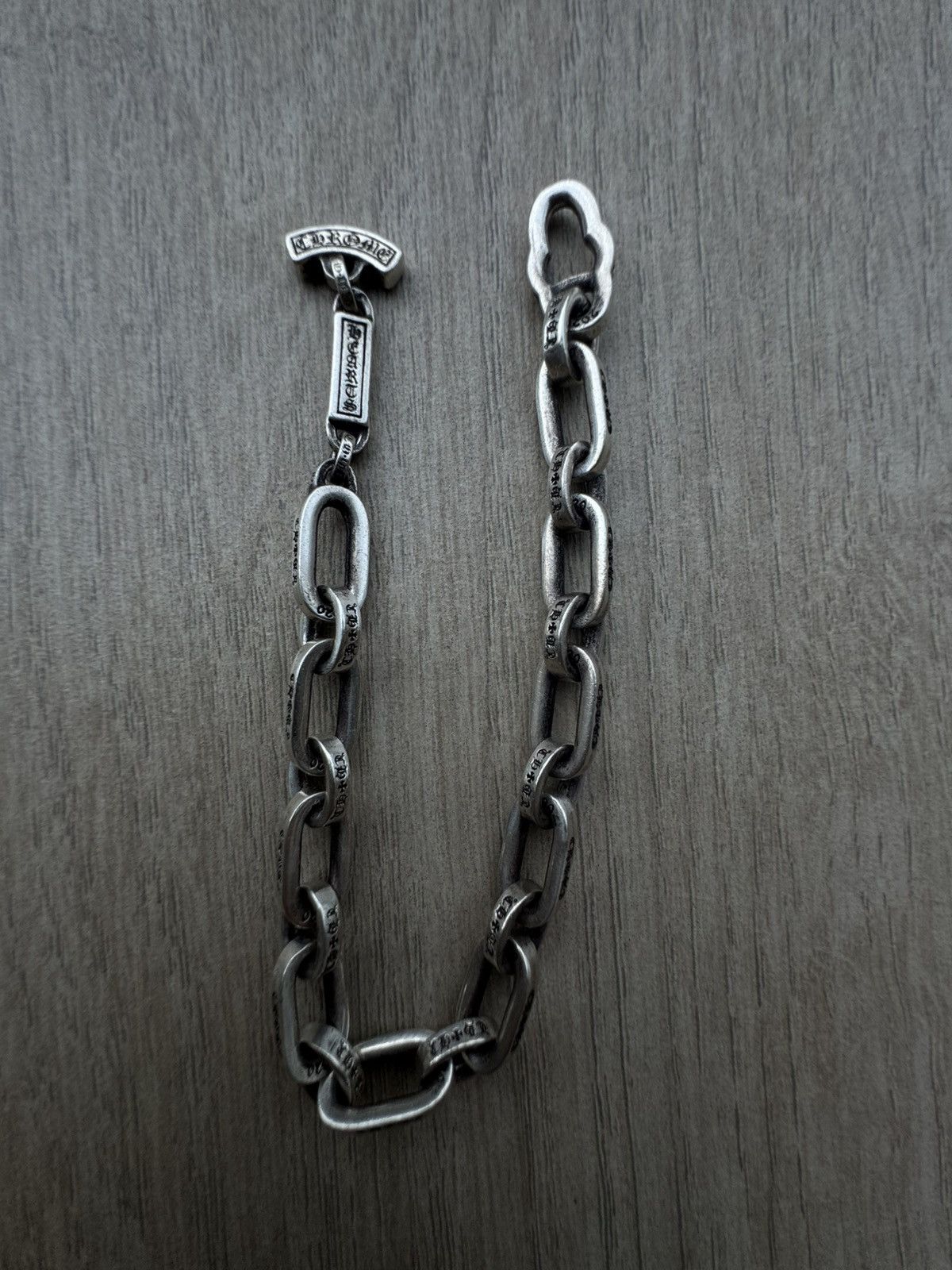 Chrome Hearts *RARE* T Link Paper Chain Bracelet Size ONE SIZE - 6 Thumbnail