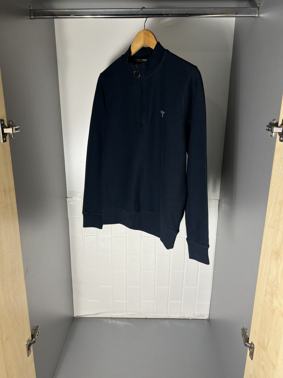 Barbour VINTAGE BARBOUR INTERNATIONAL 1/3 ZIP SWEATER CASUAL Y2K 90s Size US M / EU 48-50 / 2 - 9 Thumbnail