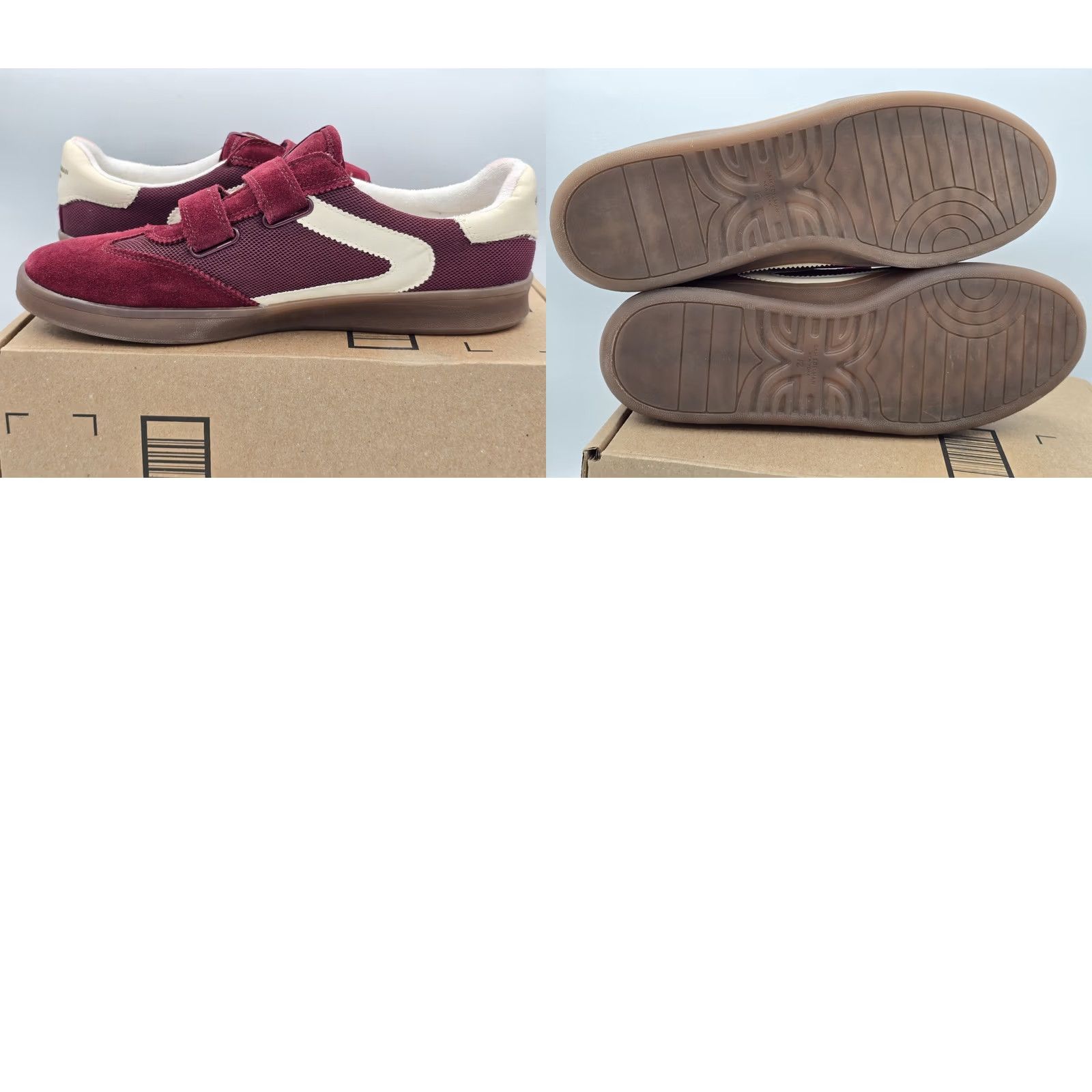 Sam Edelman Sam Edelman Talia Womens Sneakers Suede Leather Wine Red Sz 12M - M - Optic Suede Leather Fitness Athletic Casual Footwear Womens Size US 12 / IT 42 - 9 Thumbnail