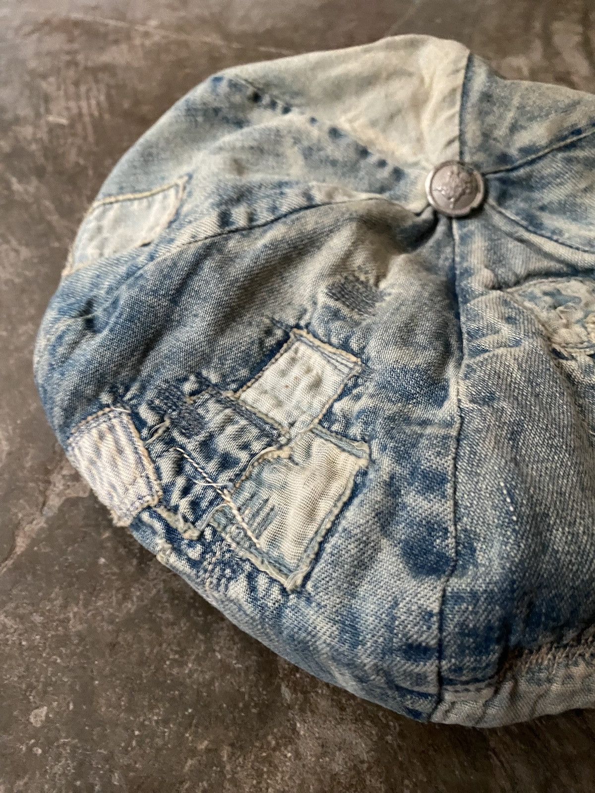 FunSet of Art Funset of Art Denim Patchwork Beret Kapital Porter Classic Size ONE SIZE - 2 Thumbnail