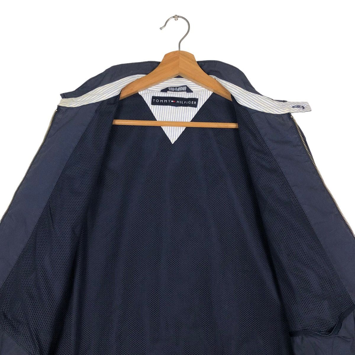 Japanese Brand 🔥Vintage Bomber Jacket Chore Tommy Hilfiger Striped Design Size US L / EU 52-54 / 3 - 14 Thumbnail