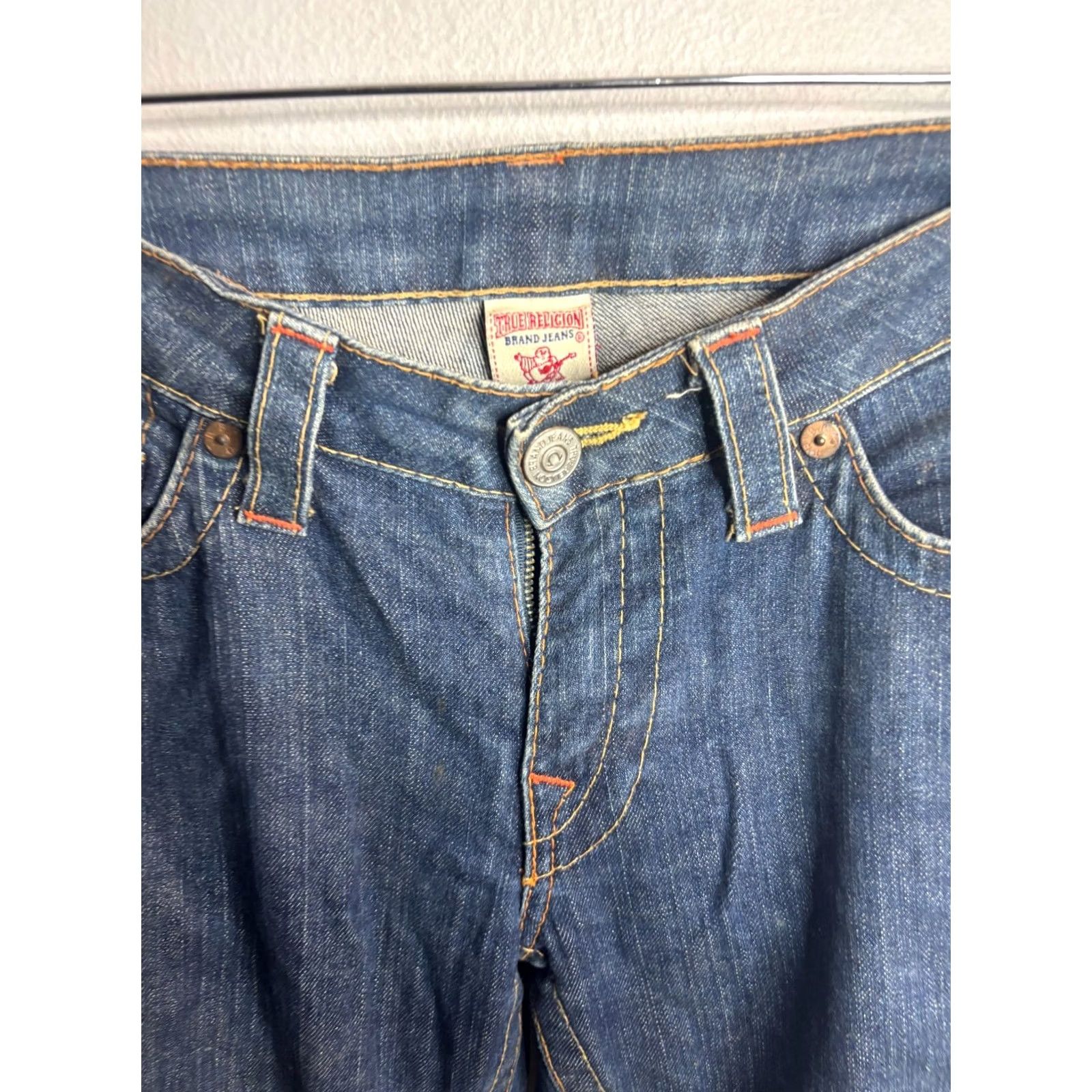 True Religion VINTAGE True Religion Jeans Womens Size 31 Blue Johnny Low Rise Size 24" / US 00 / IT 34 - 5 Thumbnail
