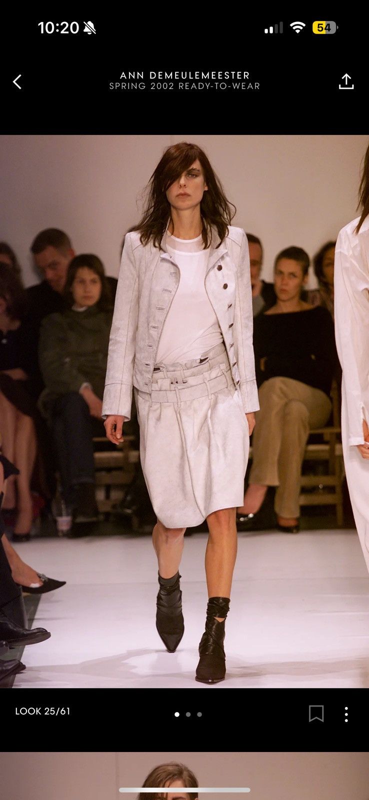 Ann Demeulemeester Vintage Ann Demeulemeester leather paper bag belted skirt 38 Size 27" / US 4 / IT 40 - 8 Thumbnail