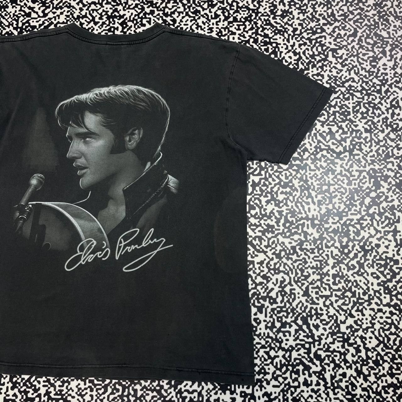 Band Tees Vintage 00s Elvis Presley Band Rock Faded Boxy T-shirt Y2K Size US XL / EU 56 / 4 - 11 Thumbnail