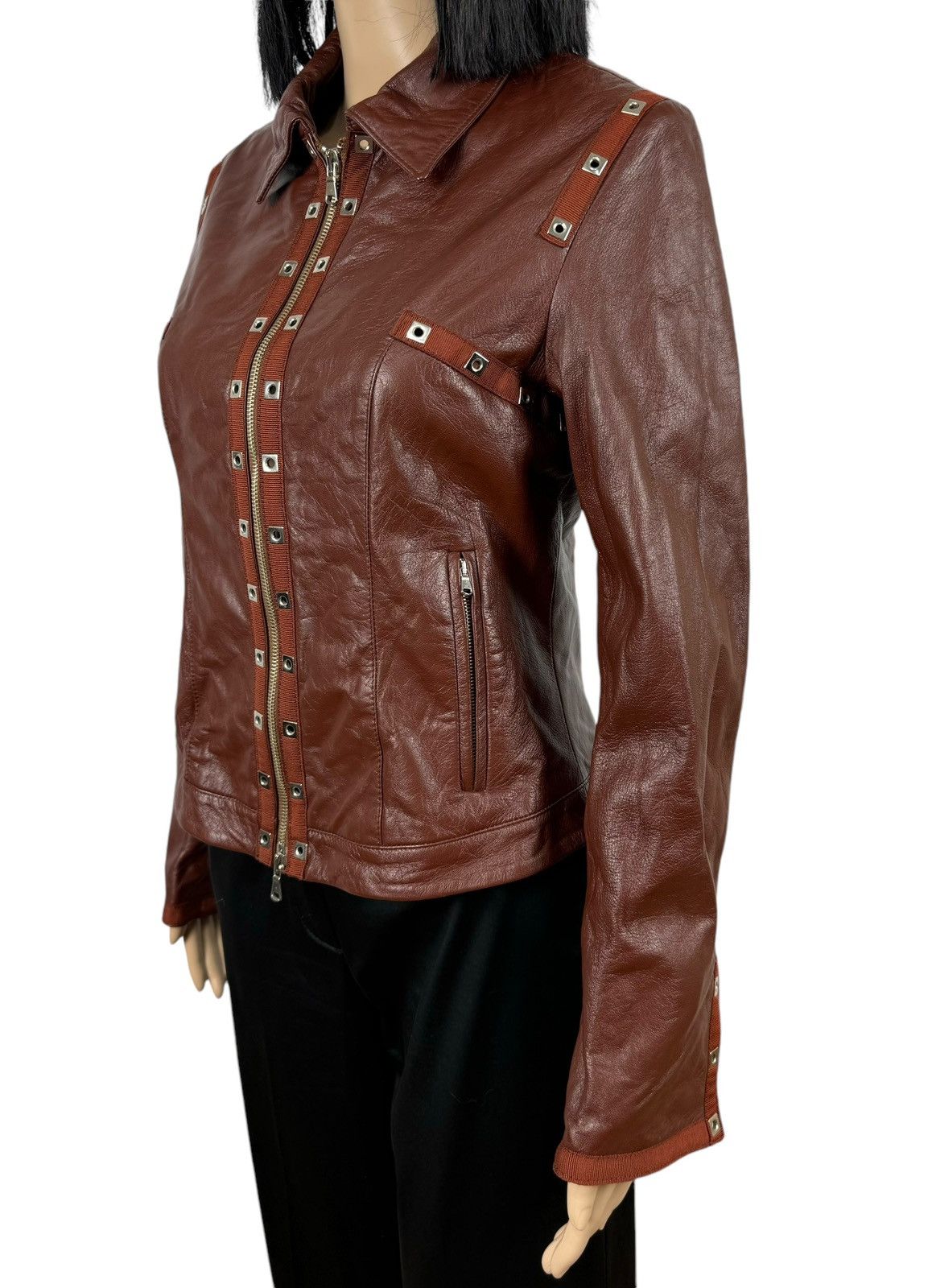 Other Manebo Made In Italy Genuine Leather Jacket size IT42 Size M / US 6-8 / IT 42-44 - 4 Thumbnail