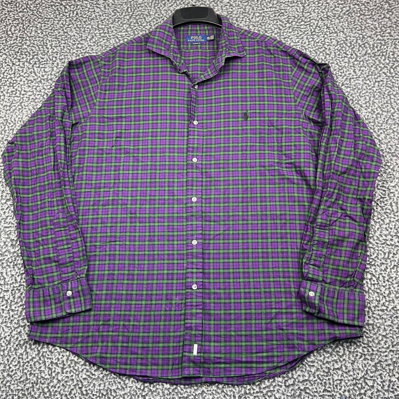 Polo Ralph Lauren Polo Ralph Lauren Button Up Shirt Men XXL Classic Fit Plaid Size US XXL / EU 58 / 5 - 1 Thumbnail