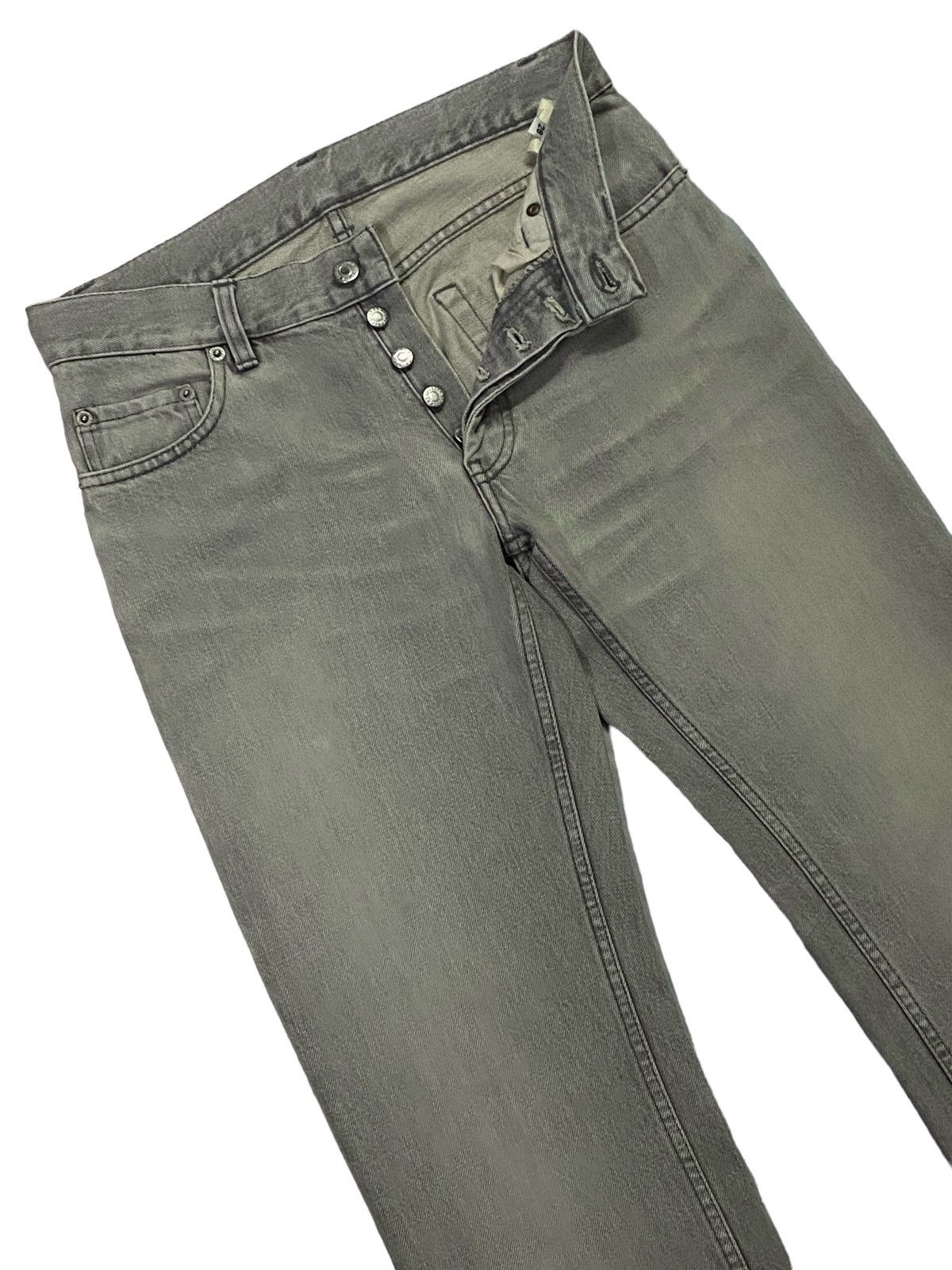 Helmut Lang Vintage Helmut Lang Raw Washed Wide Denim Pants Size US 28 / EU 44 - 14 Thumbnail