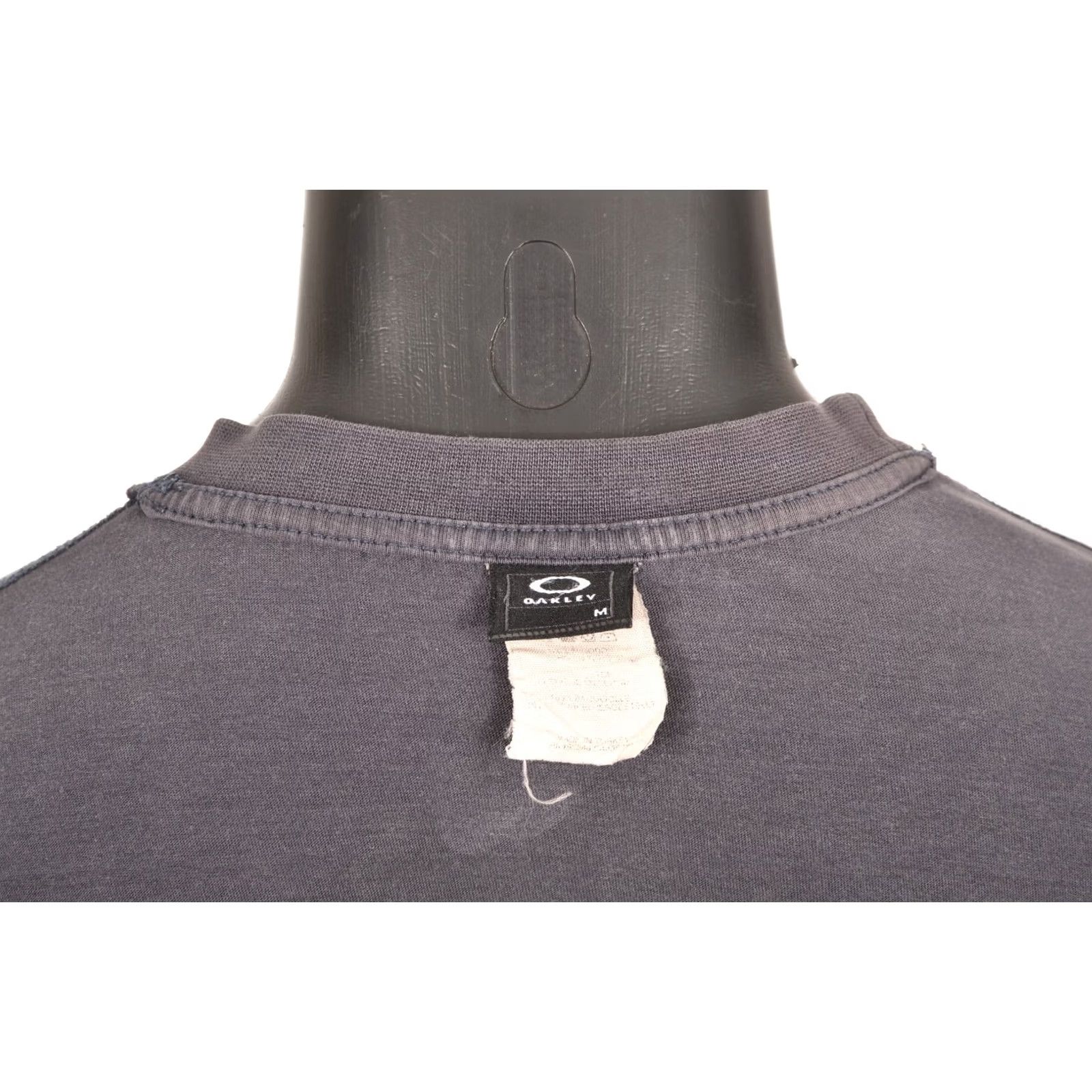 Oakley VINTAGE Oakley Plane Logo T-Shirt Mens M Gray Short Sleeve 100% Cotton Size M Size US M / EU 48-50 / 2 - 4 Thumbnail