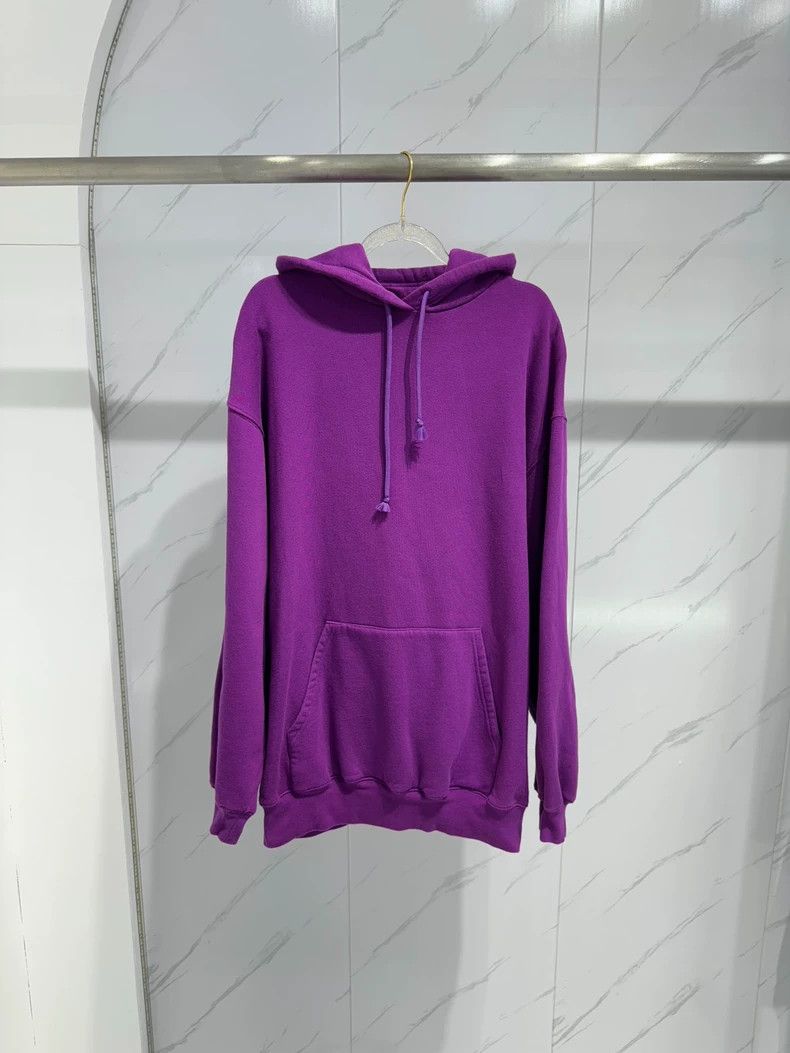Balenciaga Balenciaga Purple Back Logo Hoodie Size US S / EU 44-46 / 1 - 1 Thumbnail