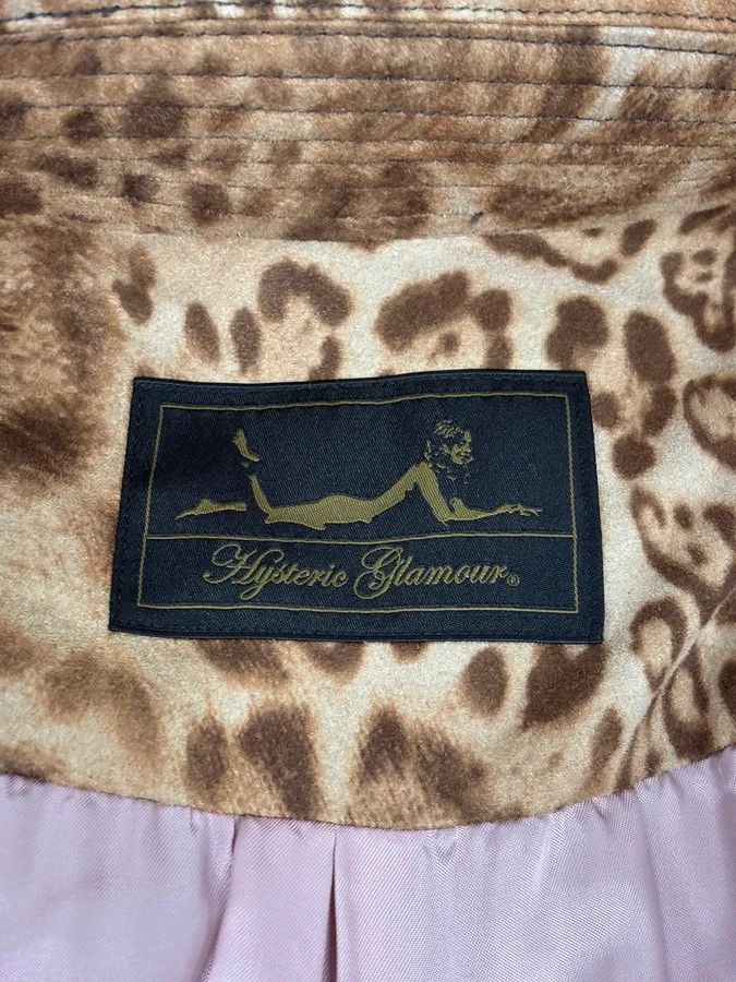 Hysteric Glamour 2000s Hysteric Glamour Long Leopard Effect Jacket Size S / US 4 / IT 40 - 11 Thumbnail