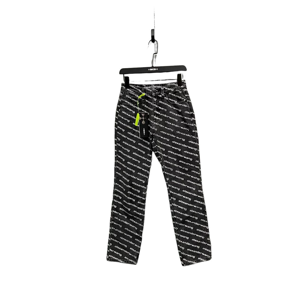 Alexander Wang Alexander Wang All-Over Logo Jeans Size 26 Size 26" / US 2 / IT 38 - 1 Thumbnail