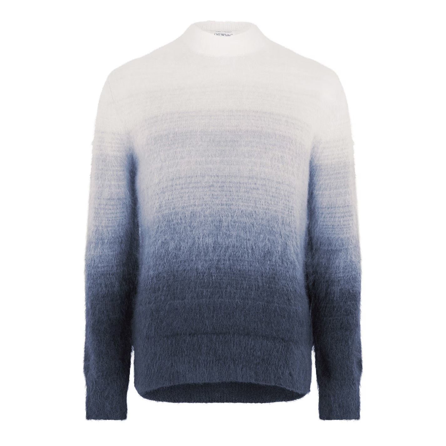 Off-White o1g2r1mq0326 Mohair Crew Neck Jumper in Multicolor Size US M / EU 48-50 / 2 - 1 Thumbnail