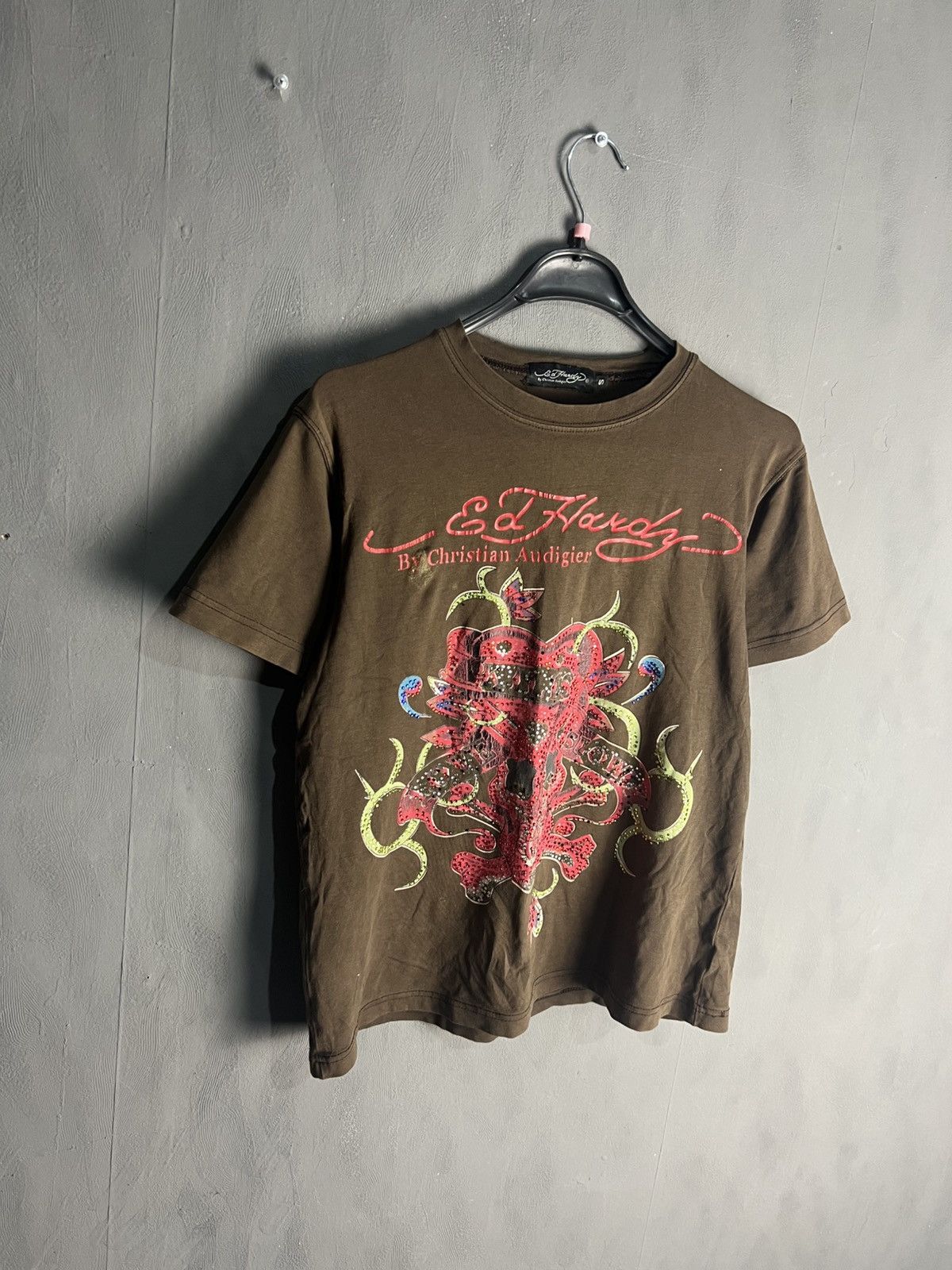 Ed Hardy Ed hardy vintage tee big logo Christian Audigier Size S / US 4 / IT 40 - 2 Thumbnail