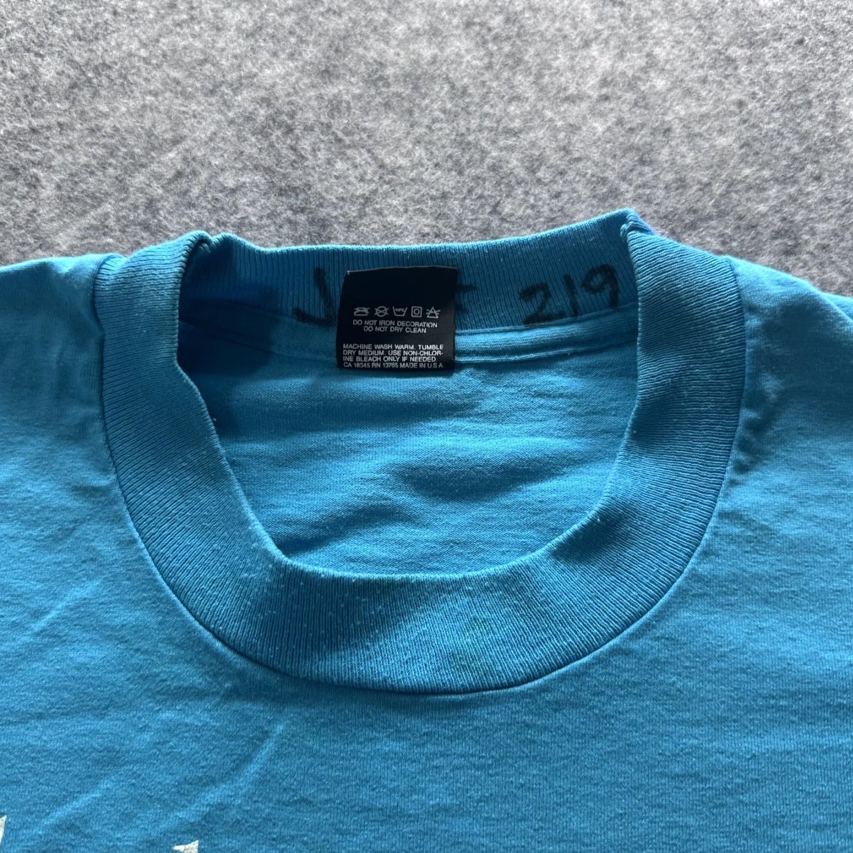 Vintage VINTAGE Screen Stars Best Clearbrook Olympiad Shirt Mens Large Blue 1991 90s Crew Neck Short Sleeve Graphic Print Sports T-Shirt Mens Size US L / EU 52-54 / 3 - 4 Thumbnail