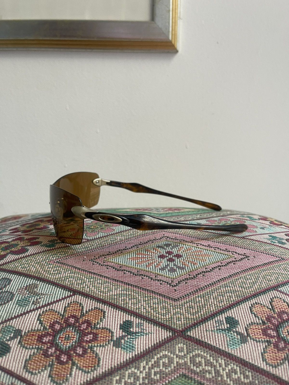 Oakley Vintage Oakley Dartboard Rimless Shield Sunglasses 2000 y2k Size ONE SIZE - 2 Thumbnail