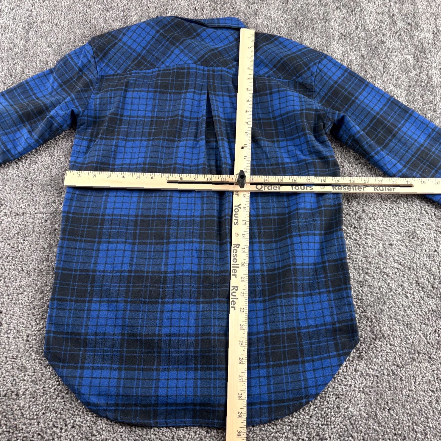 Outdoor Research Outdoor Research Kulshan Flannel Shirt Women's Small Blue Black Plaid Button Up Size S / US 4 / IT 40 - 7 Thumbnail