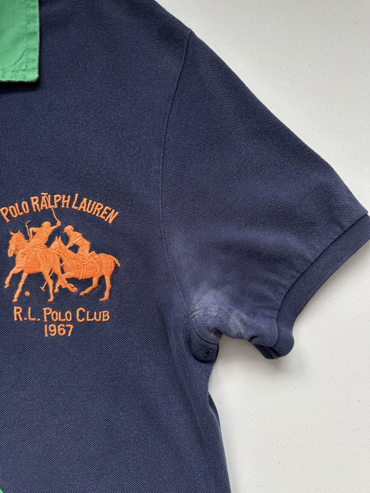 Polo Ralph Lauren × Rugby Ralph Lauren × Vintage Vintage Y2k Polo Ralph Lauren Polo Club Shirt Size US M / EU 48-50 / 2 - 11 Thumbnail