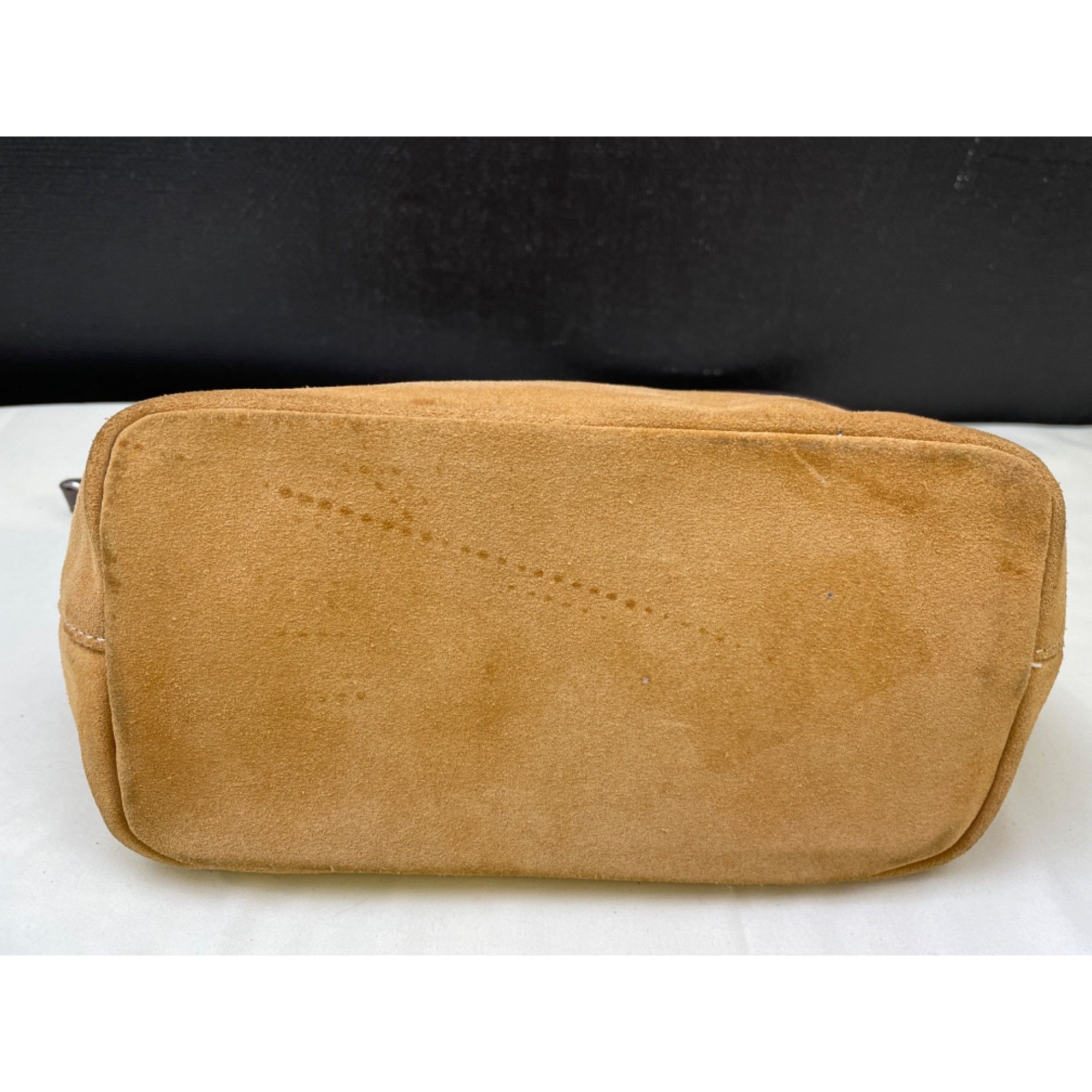 Other Tignanello Women's Mustard Yellow Suede Leather Shoulder Bag Size ONE SIZE - 8 Thumbnail