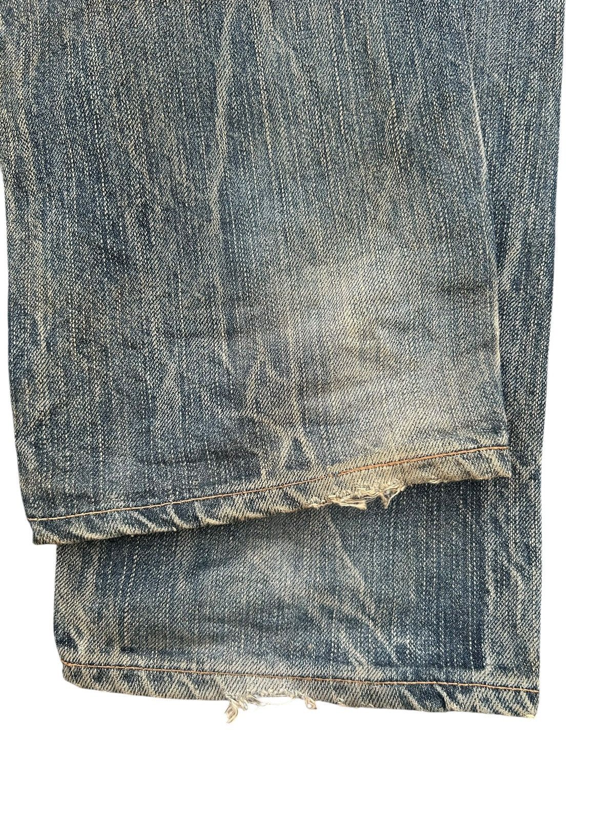 Japanese Brand × Kapital × Vintage Vintage Edwin Selvedge Distressed Denim Jeans Size US 31 - 10 Thumbnail