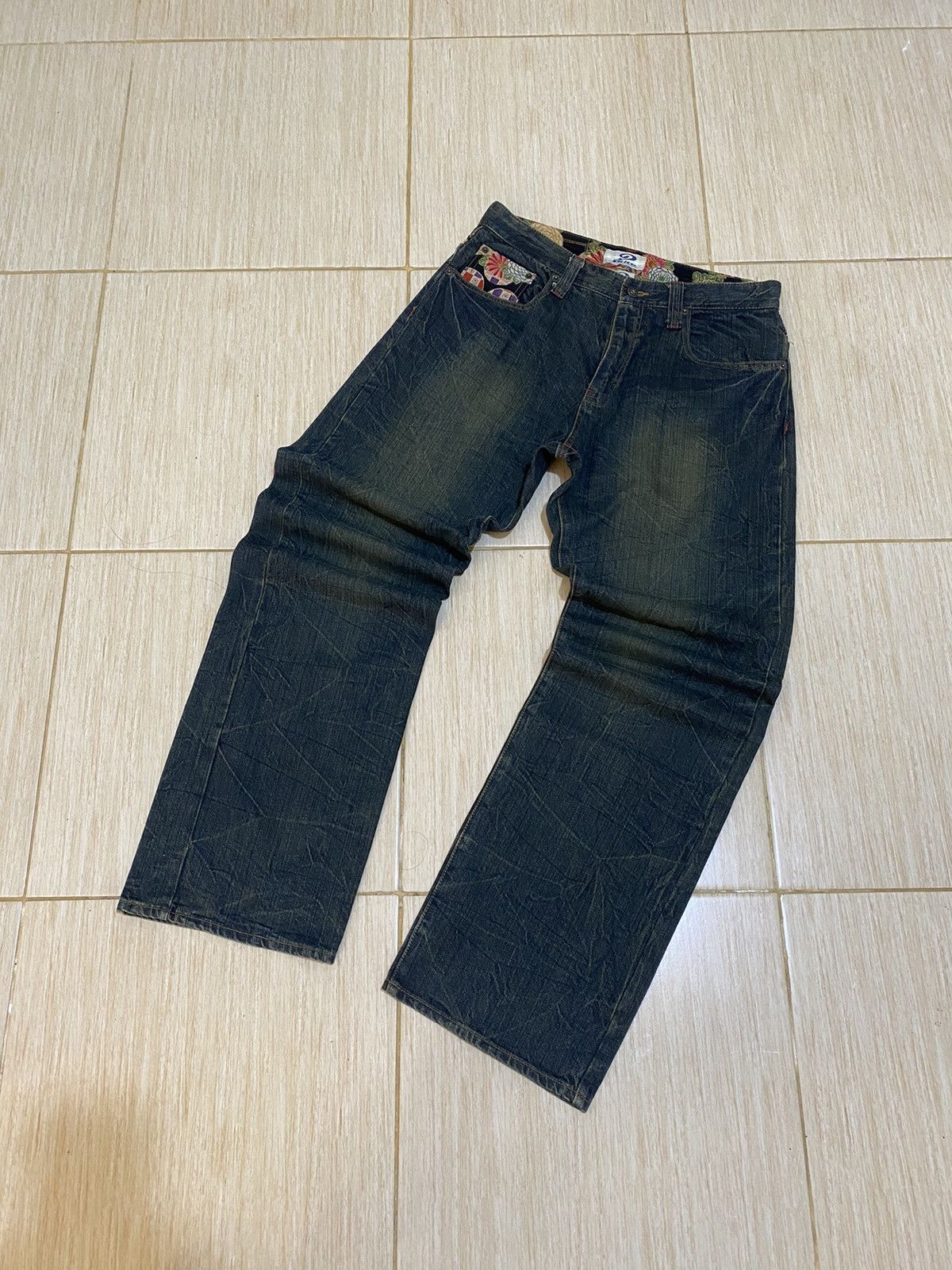 Japanese Brand Vintage Piko sashiko jeans Size US 32 / EU 48 - 3 Thumbnail