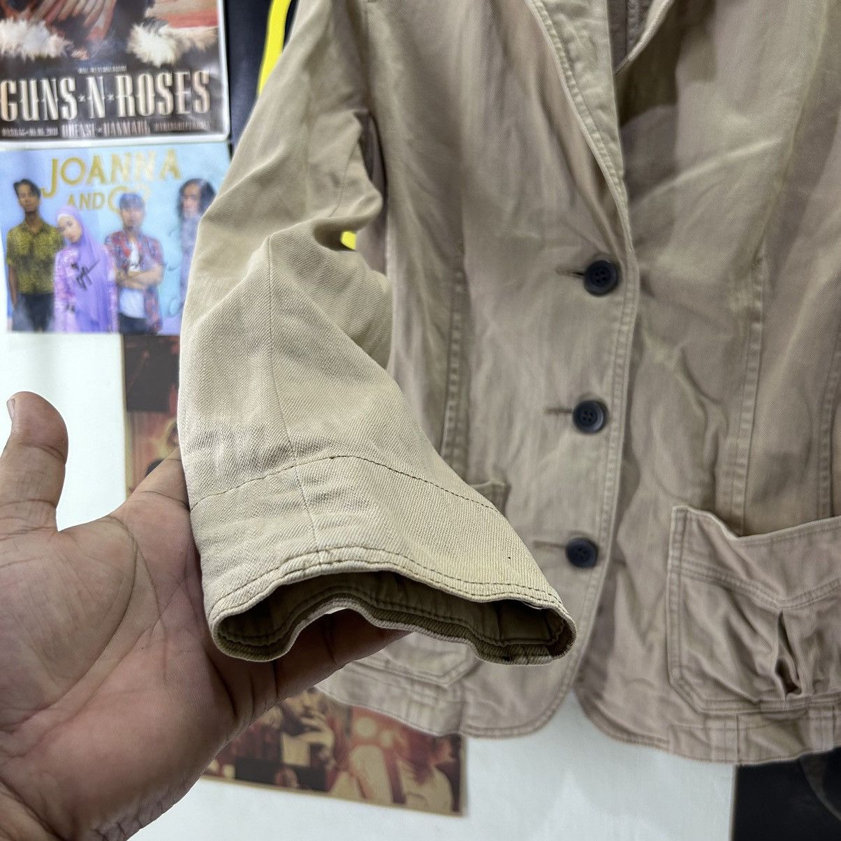Vintage Vintage SPB Denim Coat Size L / US 10 / IT 46 - 4 Thumbnail