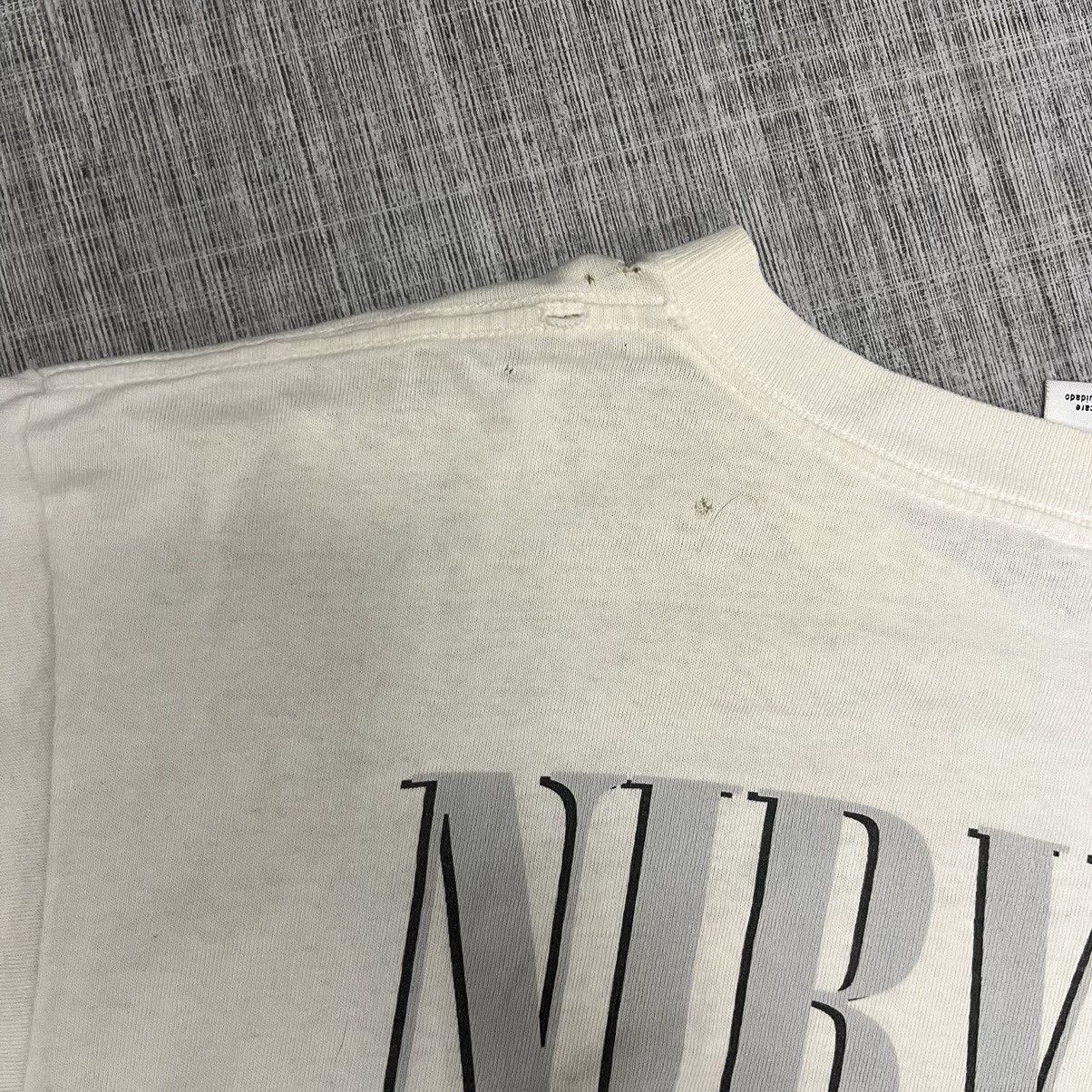 Band Tees × Nirvana × Vintage VTG 1996 Nirvana Kurt Kobain Group Picture Tee Size US L / EU 52-54 / 3 - 11 Thumbnail